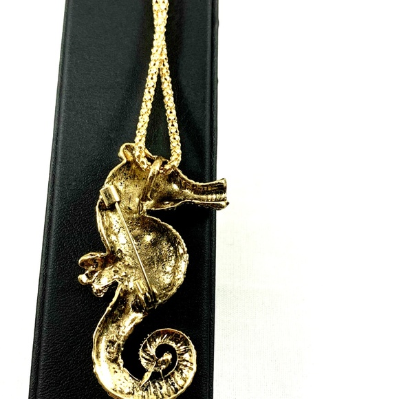 💥SOLD💥 on eBay Betsey Johnson Seahorse Necklace - Picture 5 of 8
